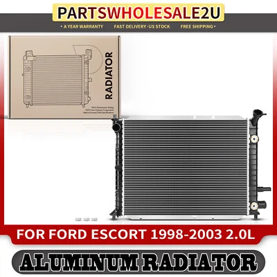Radiador con enfriador de aceite de motor para Ford Escort 1998 1999-2003 transmisión automática Foto 1 de 4