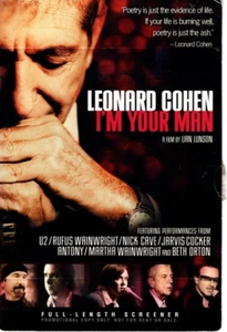 LEONARD COHEN I'M YOUR MAN (screener copy) (dvd) *** disc only **** - Picture 1 of 3