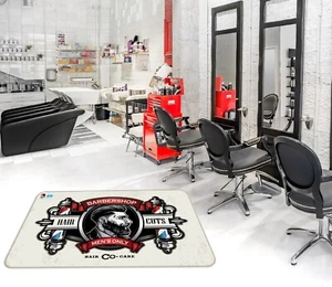 3D Fashion Hairstyle R31 Barber Shop Non Slip Rug Mat Round Elegant Carpet Panda - Picture 1 of 5
