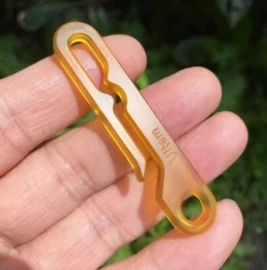 Ultem PEI Porta llaves de cinturón Clip para llave de cinturón Mosquetón de alta resistencia Clip para llavero EDC - Imagen 1 de 9