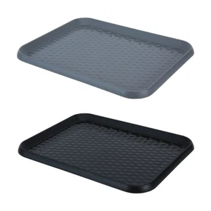 Rectangular Serving Tray Plastic Food Serving Tray - Colour Randomly Chosen - Picture 1 of 4