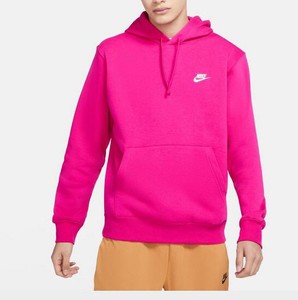 nike neon pink hoodie