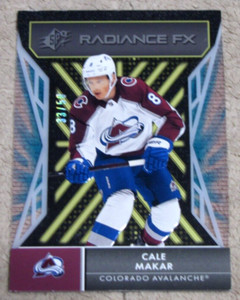 2021-22 SPx Radiance F/X Gold #RFX14 Cale Makar /50