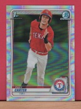 2020 Bowman Chrome Draft - EVAN CARTER - REFRACTOR Rookie Card #BD-126 - RC