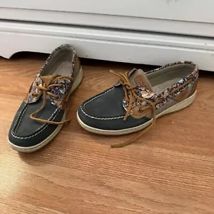 Sperry Size 5.5 Floral Shoes - Picture 1 of 6