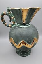 Antique Ceramic Water Pitcher Spain For Stewarts N1 9" Baltimore Memorabilia 