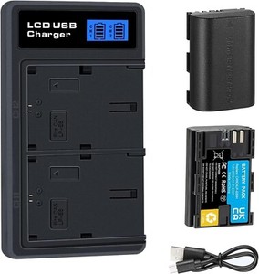 SLODA 2 x LP-E6 LP-E6N Battery Compatible with Canon EOS 5D Mark II, DS Mark III