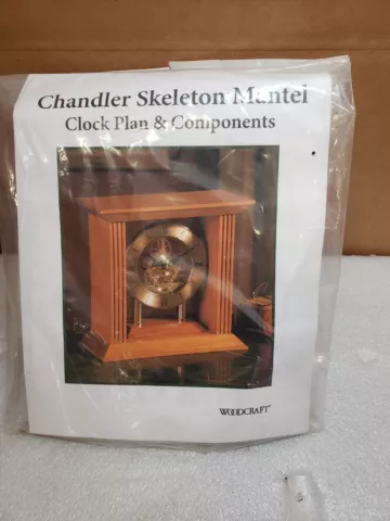 Woodcraft Chandler Skeleton Mantel Clock KIT Cover