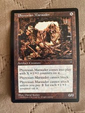 MTG - Phyrexian Marauder Visions, Light Play *Reserved List*