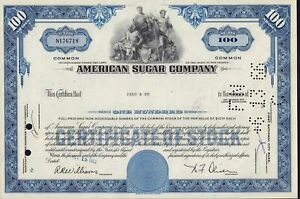 American Sugar Company ( ASC ) HQ New York & New Jersey 