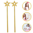  2 Pcs Star Wand Toys for Kids Witch Gifts Girl Dress up Costume Child Fairy