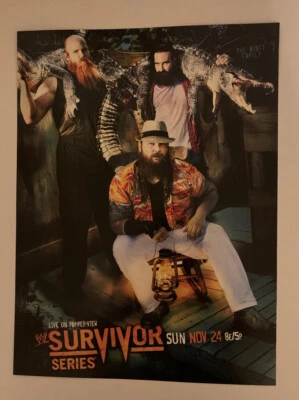 "Póster impreso WWE NXT Bray Wyatt Family Survivor Series 2014 24/11/14 12"" x 16""" Foto 1 de 3