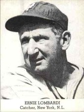 1947 TIP-TOP BREAD (1991 REPRINT) - ERNIE LOMBARDI - GIANTS -