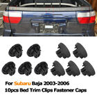 10x Clip Bed Trim Mount Durable Replace For 2003-2006 Subaru Baja Fastener Caps