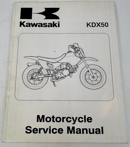 Kawasaki 2003 KDX50 OEM Service Manual Repair Book 99924-1305-01 - Picture 1 of 4