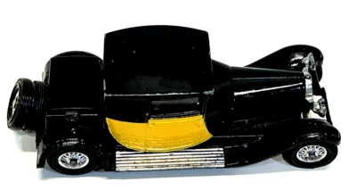 Matchbox 1/64 1928 Bugatti Type 44 Yesteryear 1983 Black Model Car - Image 1 of 4