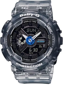 Casio Baby-G * BA110JM-1A Anadigi Jelly Marine Black COD PayPal Ivanandsophia - Picture 1 of 8