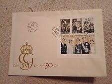 SWEDEN FIRST DAY COVER 1996 KING CARL XVI