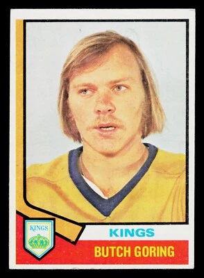 1974-75 Topps Hockey Card #74 Butch Goring - Image 1 of 2