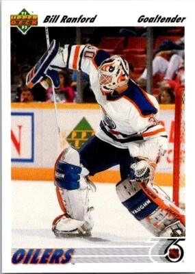1991-92 Upper Deck Hockey Bill Ranford - Image 1 of 2