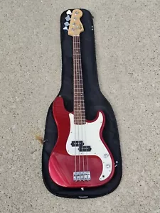 Fender Squier P Bass geladene Gitarre - Ganzkörper Hals Saiten Tasche - Bild 1 von 8
