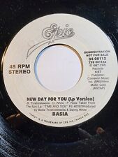 Basia...."New Day For You" 45 RPM -White label PROMO VG F317