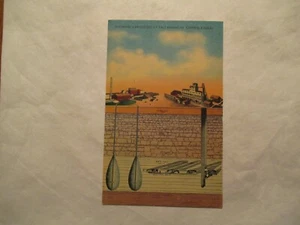 Kansas showing 2 processes of Salt mining in KS Postcard - Picture 1 of 2
