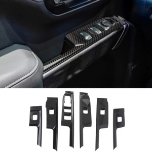 Window Lift Switch Panel Trim For Chevy Silverado/GMC Sierra 2019-21 Accessories - Picture 1 of 11