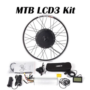 Ship from USA 26,27.5 29inch 700C MTB electric kit rear wheel 48V 1000W/1500W - Picture 1 of 13
