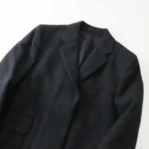 MARGARET HOWELL Wool Chester Coat Black authenticentic Women - Picture 1 of 6