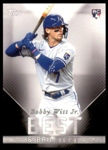 BOBBY WITT JR. 2022 Topps x Wander Franco Rookie Best & Brightest Card RC #8