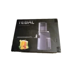 TEBAL Cold Press Juicer, 350w Slow Juicers 6.2" 80oz Feed Chute, Masticating..A3 - Picture 1 of 3