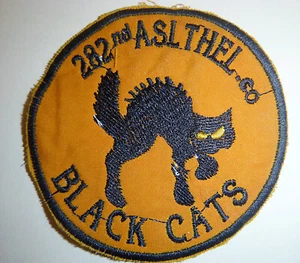 BLACK CATS - Patch - US 282nd Assault Helicopter Company - Vietnam War - M.930 - Picture 1 of 2