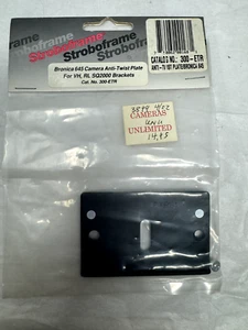 Cámara Stroboframe Bronica Anti-Placa Giratoria Hecha en Italia Nueva en Paquete - Imagen 1 de 3