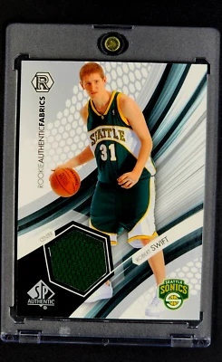2004 2004-05 SP Authentic Rookie Game Used Fabrics #RAF-RS Robert Swift RC GU - Image 1 of 4