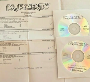 RADIO SHOW 9/20/03 DR DEMENTO: HOMBRES, NAPOLEON XIV, P.D.Q. BACH, BILLY MURRAY - Picture 1 of 2
