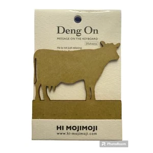 Notas de nota de teclado Hi Mojimoji Deng japonés estacionario descontinuado vaca - Imagen 1 de 10