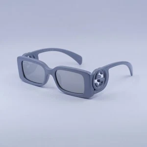 Gucci GG1325S 011 Silver/Grey Silver Mirror 54-19-140 Sunglasses New Authentic - Picture 1 of 7