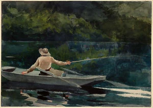 Casting, Nummer Zwei von Winslow Homer Kunstdruck - Bild 1 von 1