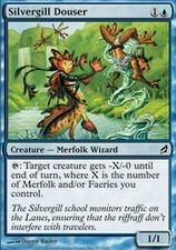 * mrm * FR/vf 4x bottle of ouidargent (silvergill douser) mtg lorwyn