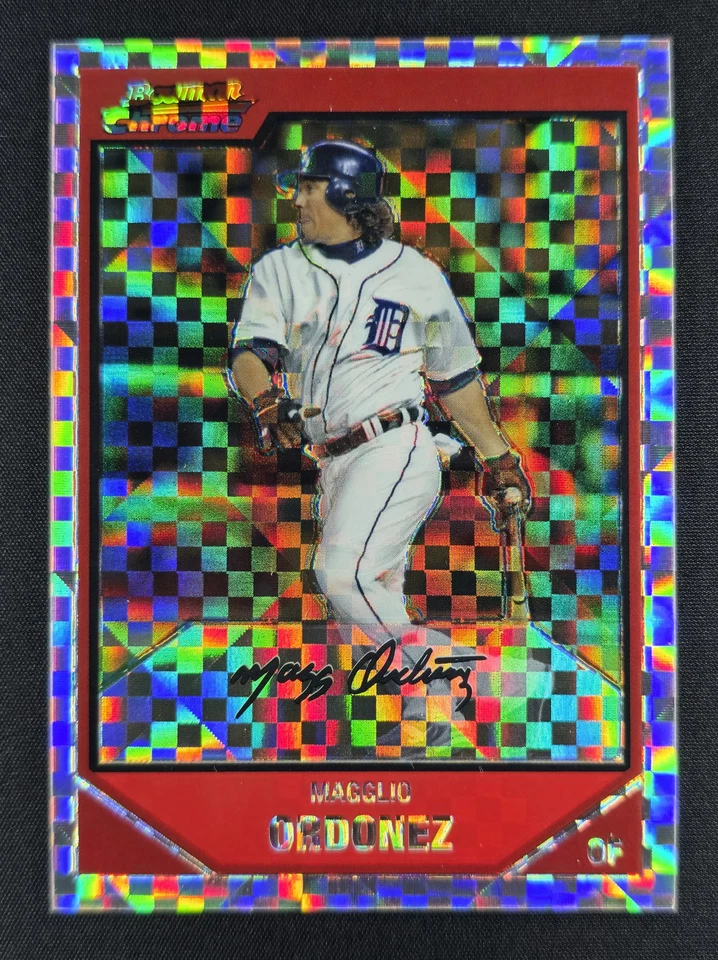 Magglio Ordonez 2007 Bowman Chrome X-Fractor 142/250 #110 TIGERS - Image 1 of 1