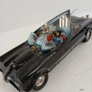 Vintage 1966 Corgi Toys 267 Batmobile w/ Batman Figure Diecast Car Great Britain - Picture 1 of 14