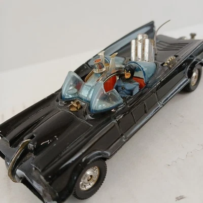 Vintage 1966 Corgi Toys 267 Batmobile w/ Batman Figure Diecast Car Great Britain - Image 1 of 4