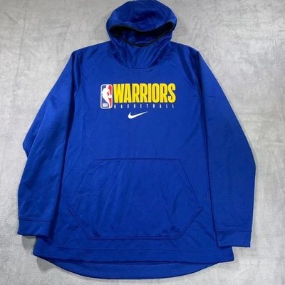 Sudadera con Capucha Nike Golden State Warriors Para Hombre Extra Grande Azul Pullover Foto 1 de 4