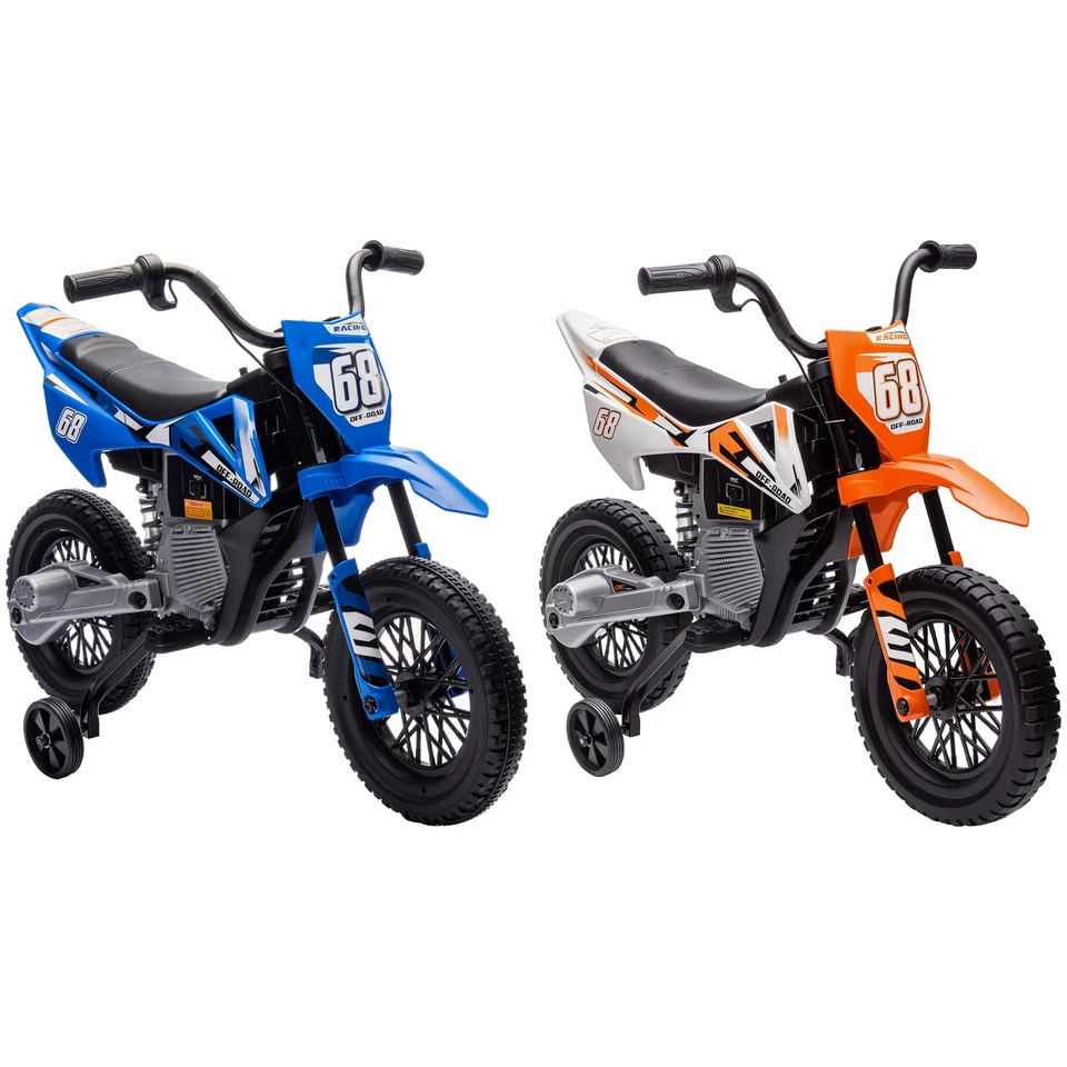 AIYAPLAY Moto Elettrica per Bambini con Rotelle Rimovibili e Suoni - Immagine 1 di 1