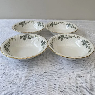 Set of 4 New Minton "Greenwood" Cereal Dessert Bowls - Image 1 of 4