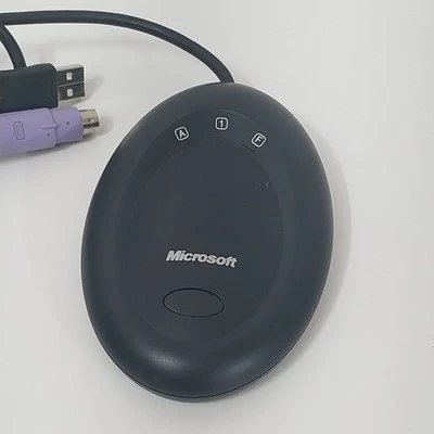 Microsoft Wireless Optical Desktop Receiver 3.0 Model 1012 PS/2 USB Cable Used - Image 1 of 4