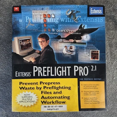 Software Extension Preflight Pro 2.1 para Macintosh usado ver descripción Foto 1 de 4