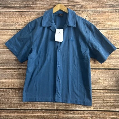 Air Jordan Essentials Mens Small Statement Light Shirt Blue Relaxed FN4625 457 - Image 1 of 4