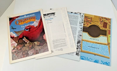 PC2 D&D Crisol de Criatura TOP BALLISTA con Mapa etc., Accesorio de Juego - 9255 - 1989 Foto 1 de 4